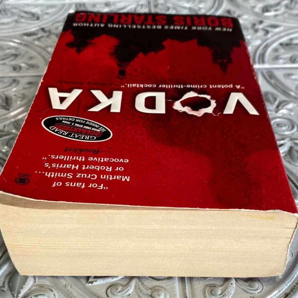 Vodka by Boris Starling 2006 Paperback Crime Thriller Novel